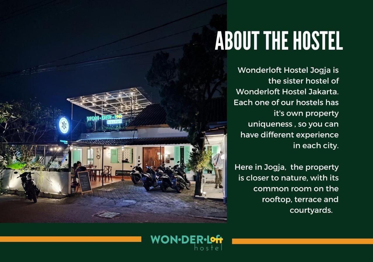 Wonderloft Hostel Jogja Джокьякарта Экстерьер фото